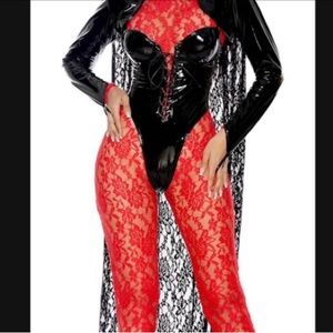 Black sexy body suit costume